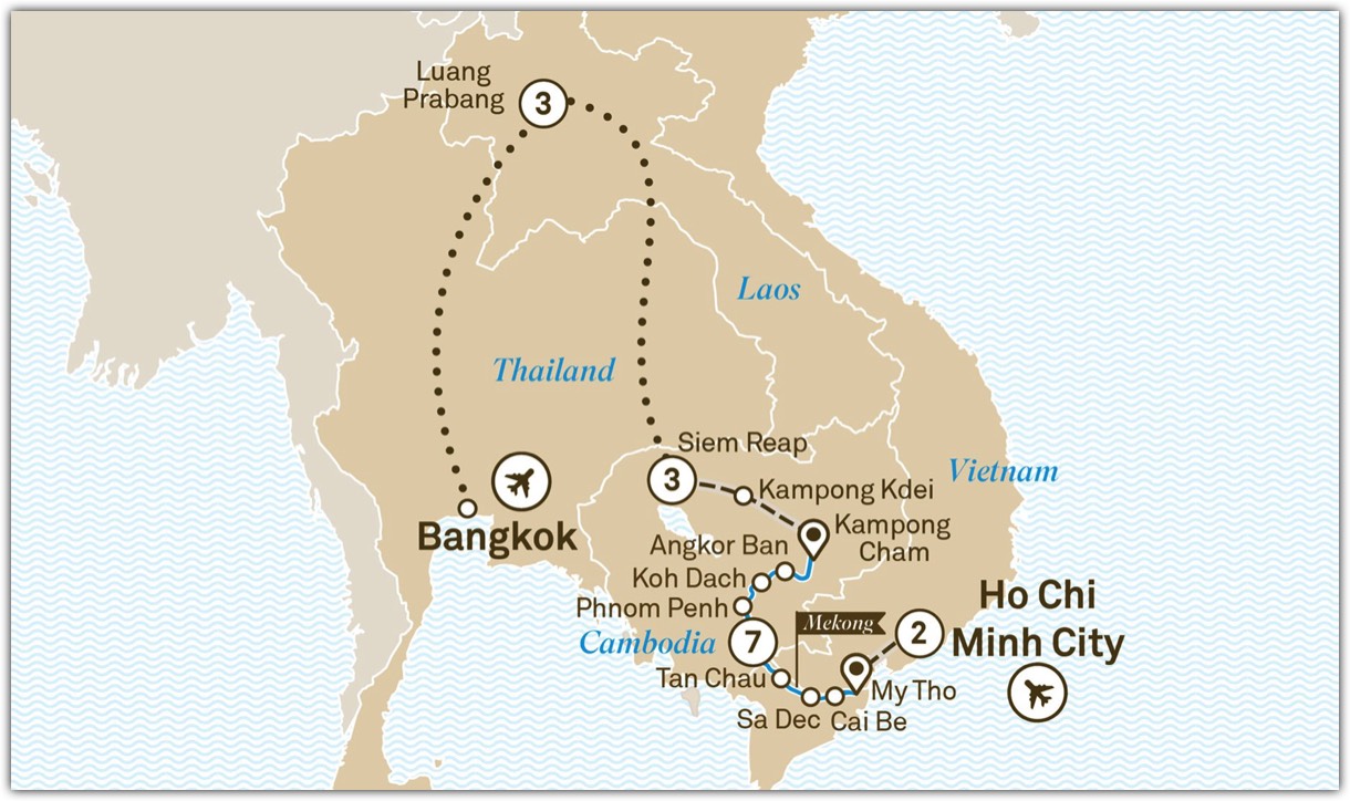 Schenic Mekong cruise
